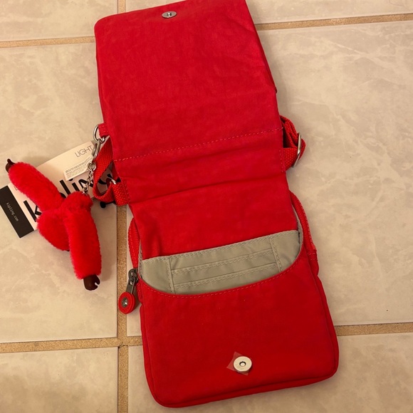 Kipling Red Crossbody Bag - Picture 5 of 6